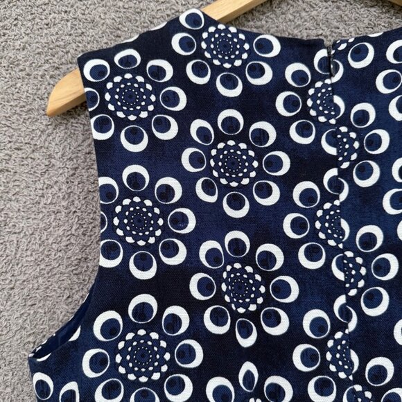 Adam Lippes Linen Silk Blend Floral Dress with pockets - Picture 8 of 11